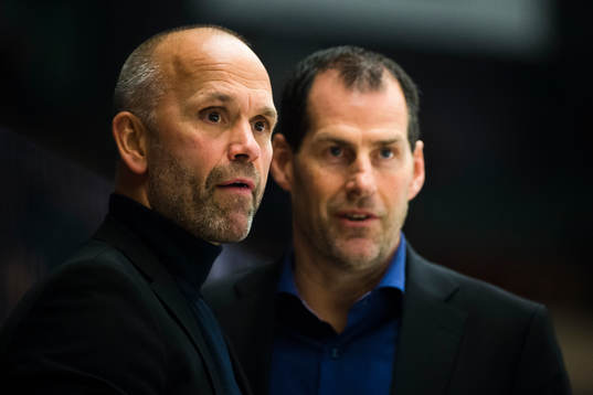 Brynäs tränare Tommy Sjödin och assisterande tränare