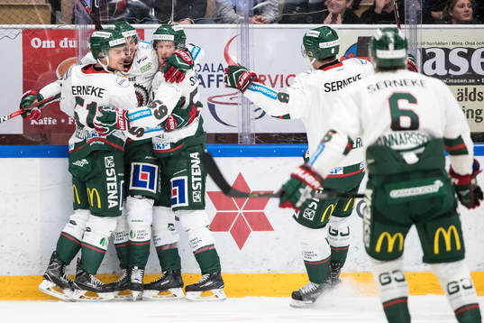 Frölundas Sebastian Stålberg jublar