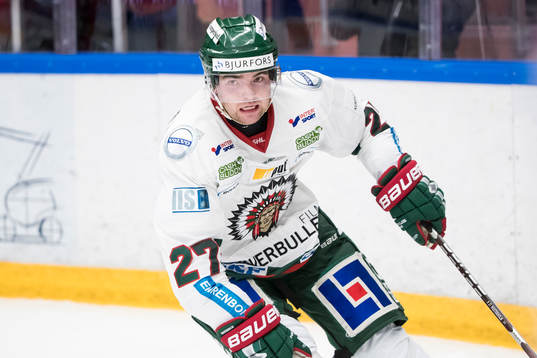 Frölundas Ponthus Westerholm  i ishockeymatchen i SHL