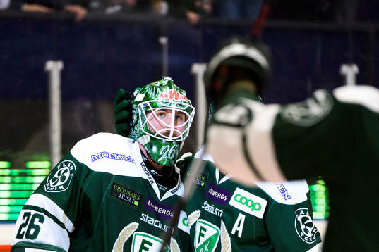 Färjestads målvakt Stefan Steen