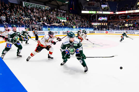 Färjestads Linus Persson, Luleås Joey Hishon och