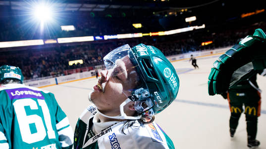 Färjestads Joakim Nygård jublar