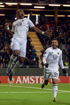 Östersunds Salisu Abdullahi Gero jublar