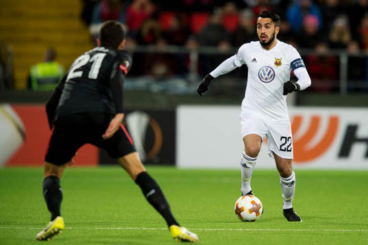 Athletic Bilbaos Mikel Vesga och Östersunds Brwa Nouri