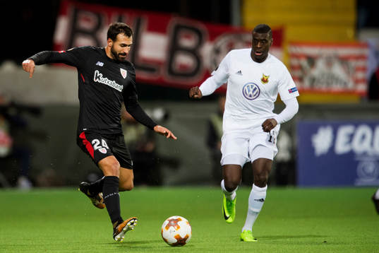 Athletic Bilbaos Mikel Balenziaga och Östersunds Ronald