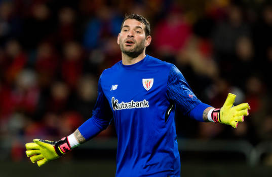 Athletic Bilbaos målvakt Iago Herrerin