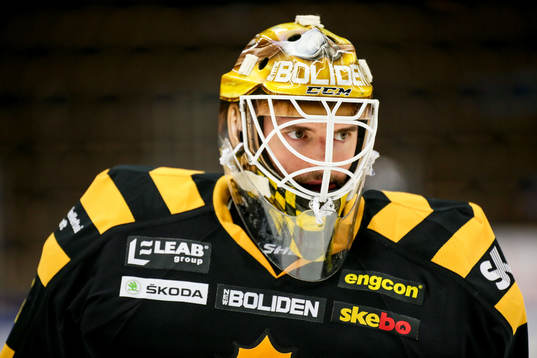 Skellefteås målvakt Gustaf Lindvall