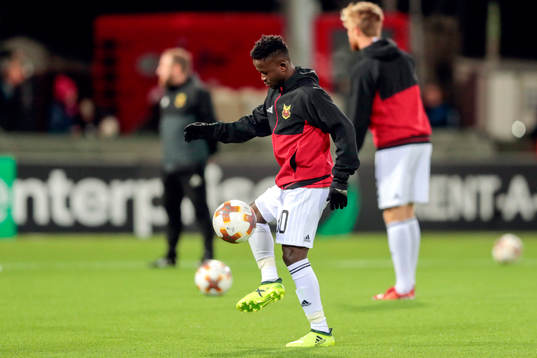 Östersunds Frank Arhin värmer upp