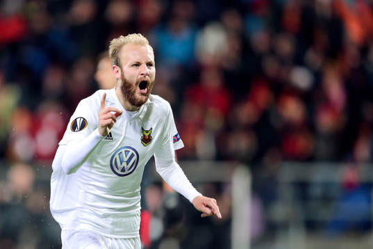 Östersunds Curtis Edwards jublar