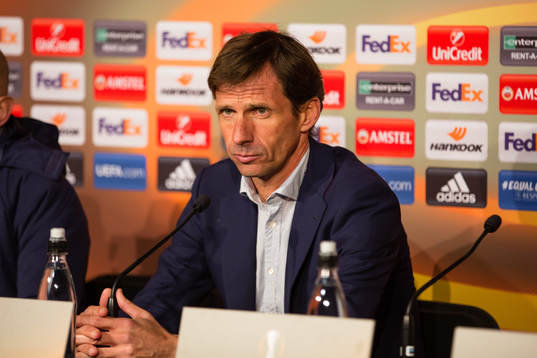 Athletic Bilbaos tränare Jose Angel Ziganda på