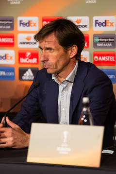 Athletic Bilbaos tränare Jose Angel Ziganda på