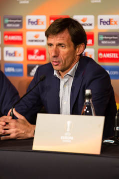 Athletic Bilbaos tränare Jose Angel Ziganda på