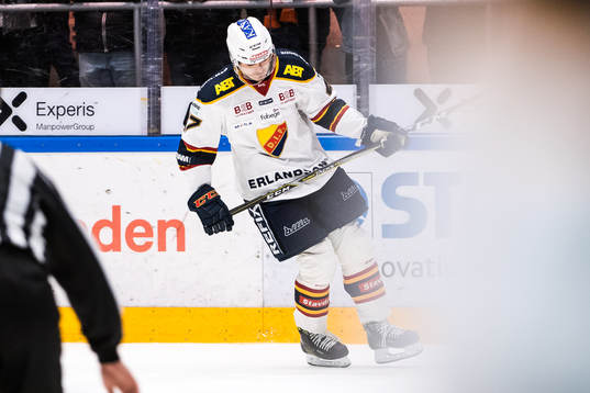 Djurgårdens Linus Johansson  deppar