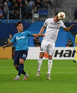 Russia. St. Petersburg. October 19, 2017. The players of