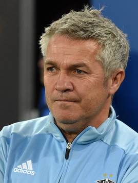 Russia. St. Petersburg. October 19, 2017. Head coach of FC