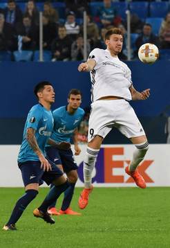 Russia. St. Petersburg. October 19, 2017. The players of