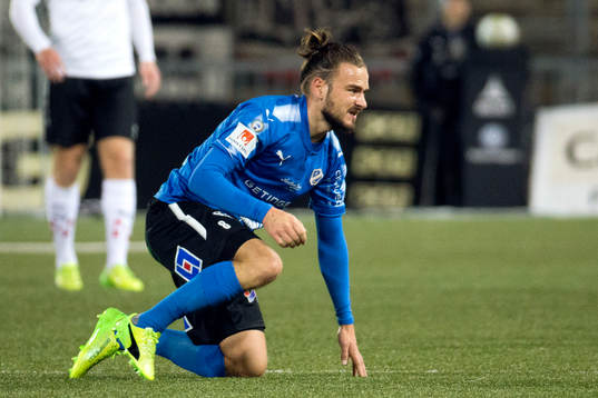 Halmstads Pontus Silfwer deppar