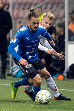 Halmstads Pontus Silfwer och Örebros Johan Mårtensson