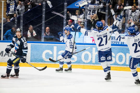 Leksands Alex Friesen jublar