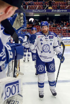 Leksands Mattias Ritola jublar