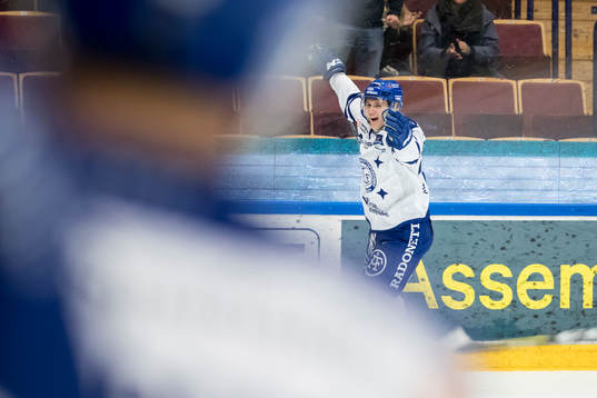 Leksands Fredrik Forsberg jublar