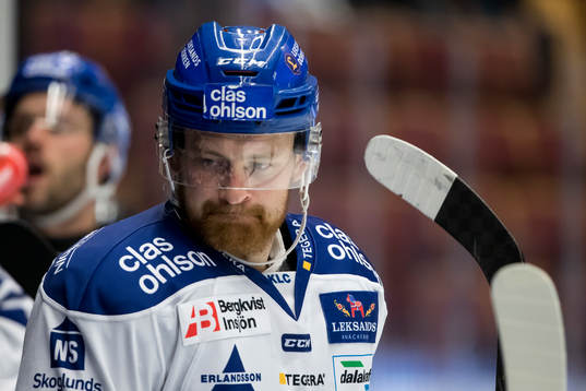 Leksands Mattias Ritola  i ishockeymatchen i