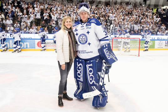 Leksands målvakt Jonas Arntzen utsedd till matchens lirare