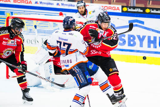 Växjös Pontus Netterberg och Luleås Brendan Mikkelson