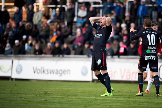 Helsingborgs Johan Persson deppar