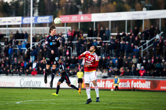 Helsingborgs Max Svensson och Degerfors Sargon Abraham