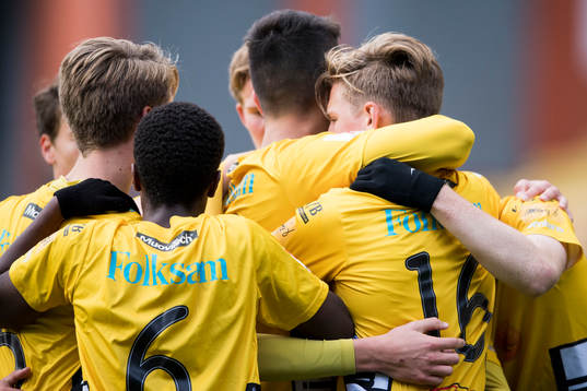 Elfsborgs spelare jublar