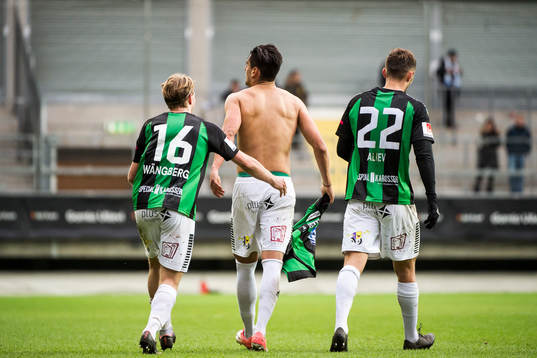 GAIS August Wängberg, Luka Mijaljevic och Alibek Aliev