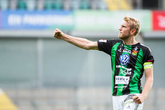 GAIS Carl Nyström jublar