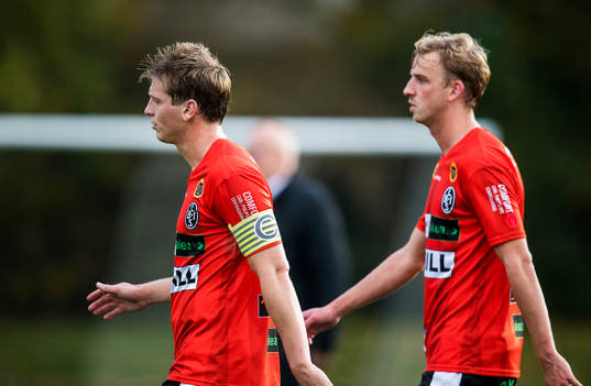 Landskronas Philip Andersson och Viktor Svensson deppar