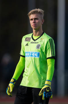 Oskarshamns målvakt Oliver Bergman
