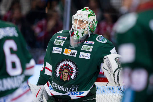 Frölundas målvakt Johan Mattsson
