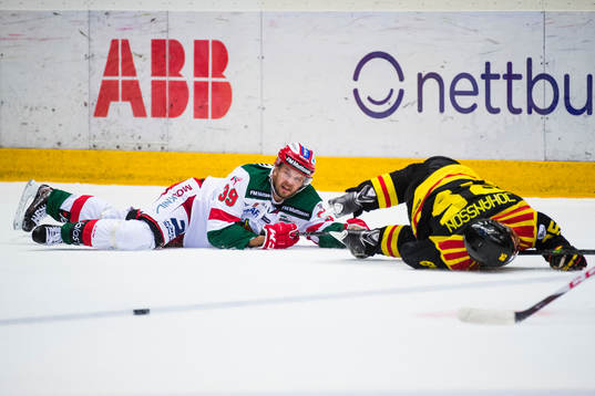 Moras Jacob Nilsson och Brynäs Mikael Johansson