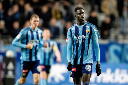 Djurgårdens Aliou Badji deppar