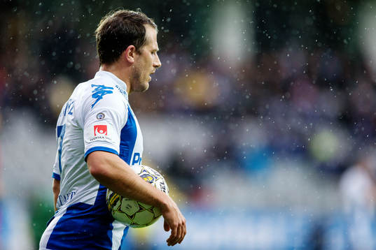 IFK Göteborgs Tobias Hysén deppar