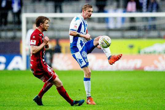 Östersunds Ludvig Fritzon och IFK Göteborgs Sebastian