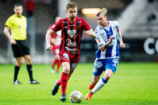 Östersunds Ludvig Fritzon och IFK Göteborgs Sebastian