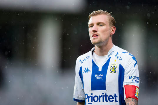 IFK Göteborgs Sebastian Eriksson deppar