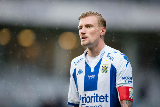 IFK Göteborgs Sebastian Eriksson deppar