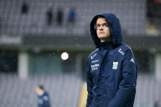 IFK Göteborgs August Erlingmark deppar