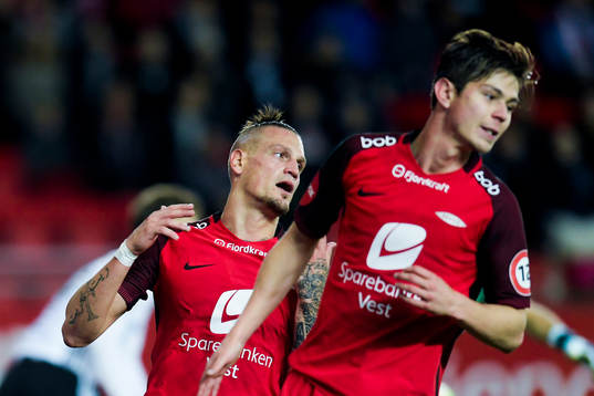 Vito Wormgoor and Torgeir Børven of Brann
