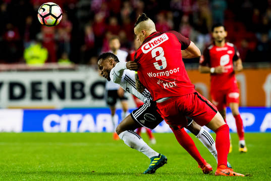 Samuel Adegbenro of Rosenborg and Vito Wormgoor of Brann