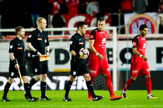 during the Eliteserien match between Brann and Rosenborg