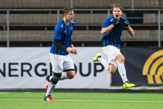 Täbys Joel Hansen jublar