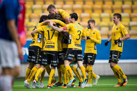 Elfsborgs spelare jublar