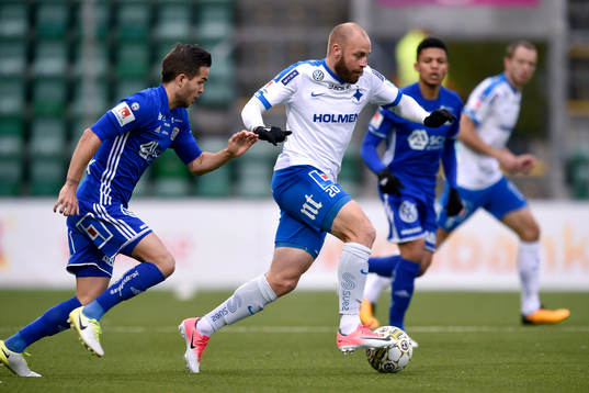 Sundsvalls Kristinn Steindorsson och Norrköpings Daniel